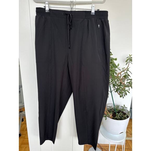 Lou & Grey NWT Black Comfort Stretch Lightweight Straight Leg Pants, XL - Picture 1 of 5